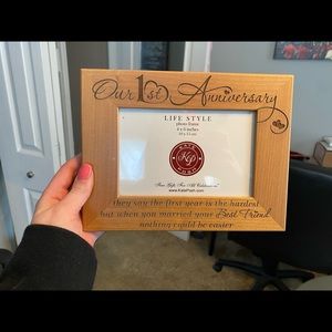 1st Anniversary Gift Frame